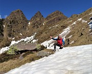 Primavera al Monte Campo, neve al Lago di Pietra Quadra -20magg21